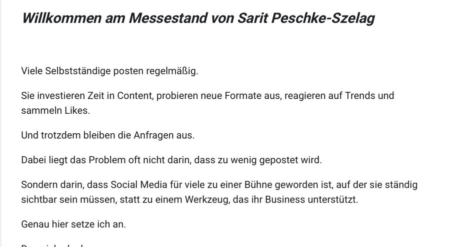 Ausschnitt eines Messestands auf der AlfaStage
